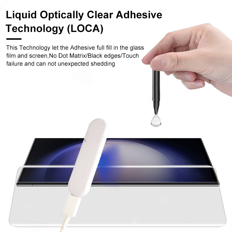 UV Liquid Glue Tempered Glass  - огляд і ціна Oppo Reno 12