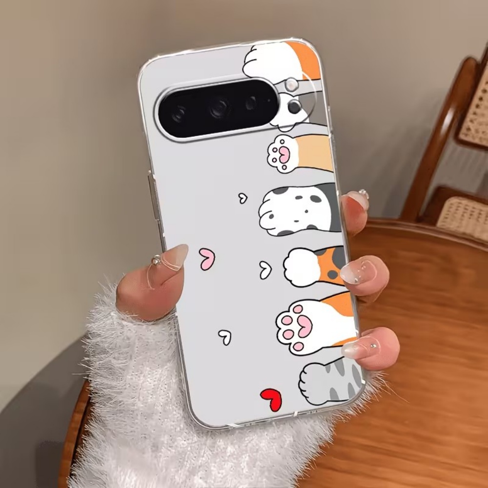 Cartoon Cat Paw Print Crystal  - огляд і ціна Google Pixel 9
