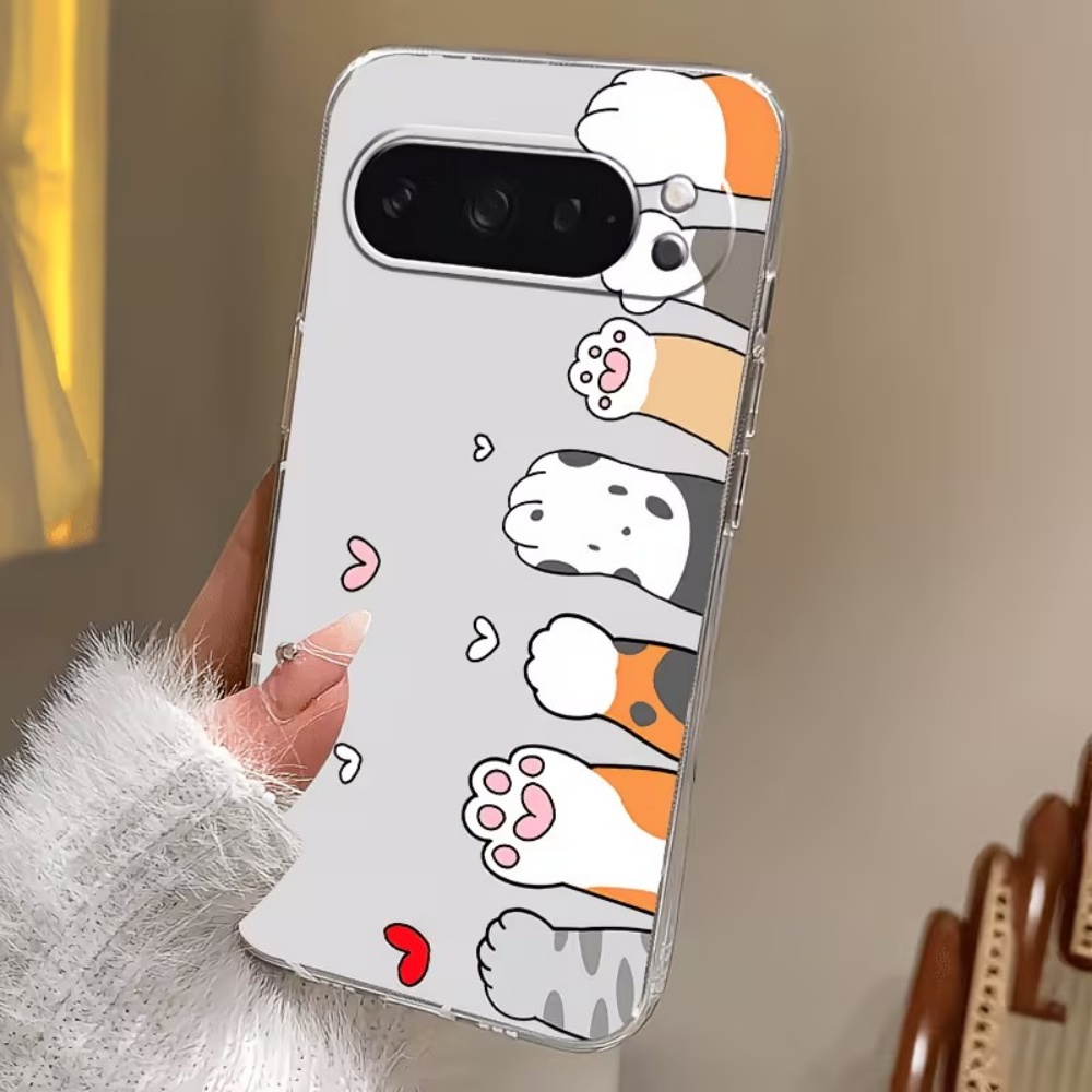 Cartoon Cat Paw Print Crystal  - огляд і ціна Google Pixel 9