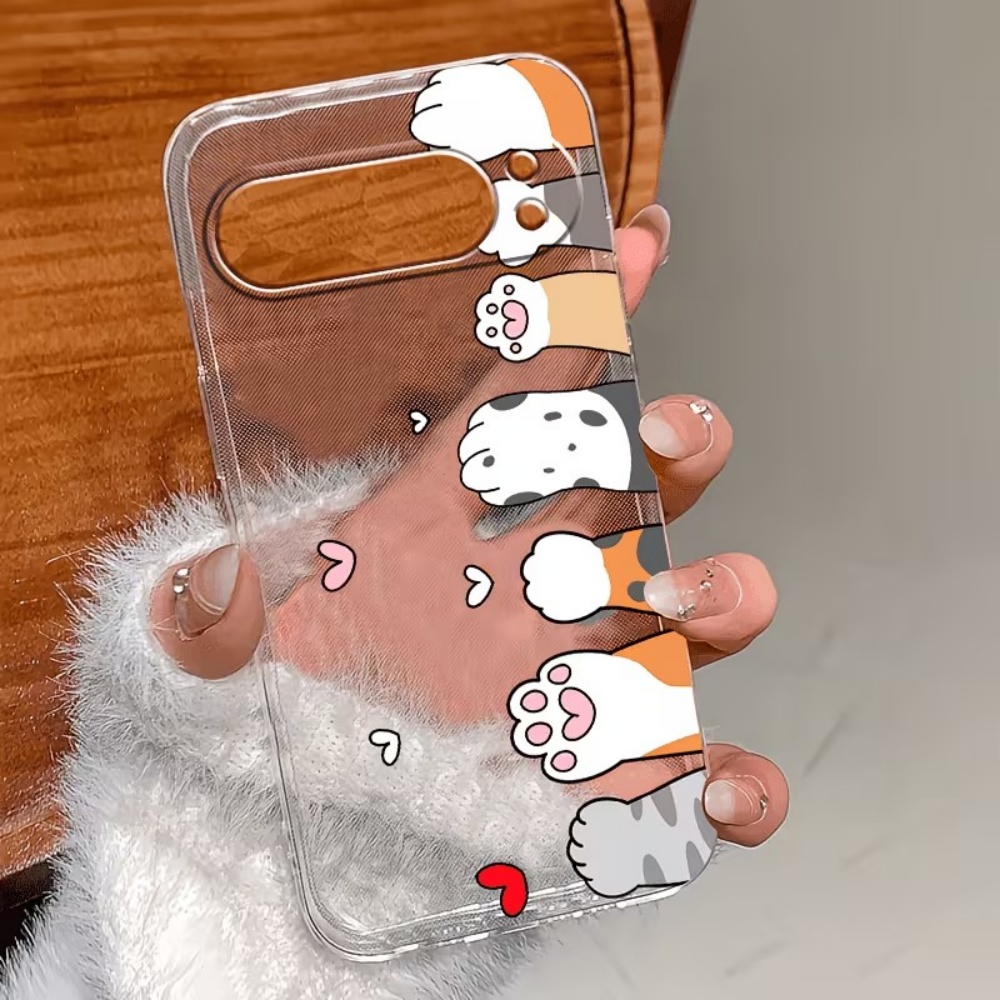 Cartoon Cat Paw Print Crystal  - огляд і ціна Google Pixel 9