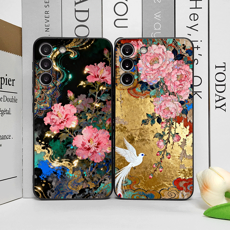 Retro Flower Hibiscus Golden I - огляд і ціна Oppo Reno 12