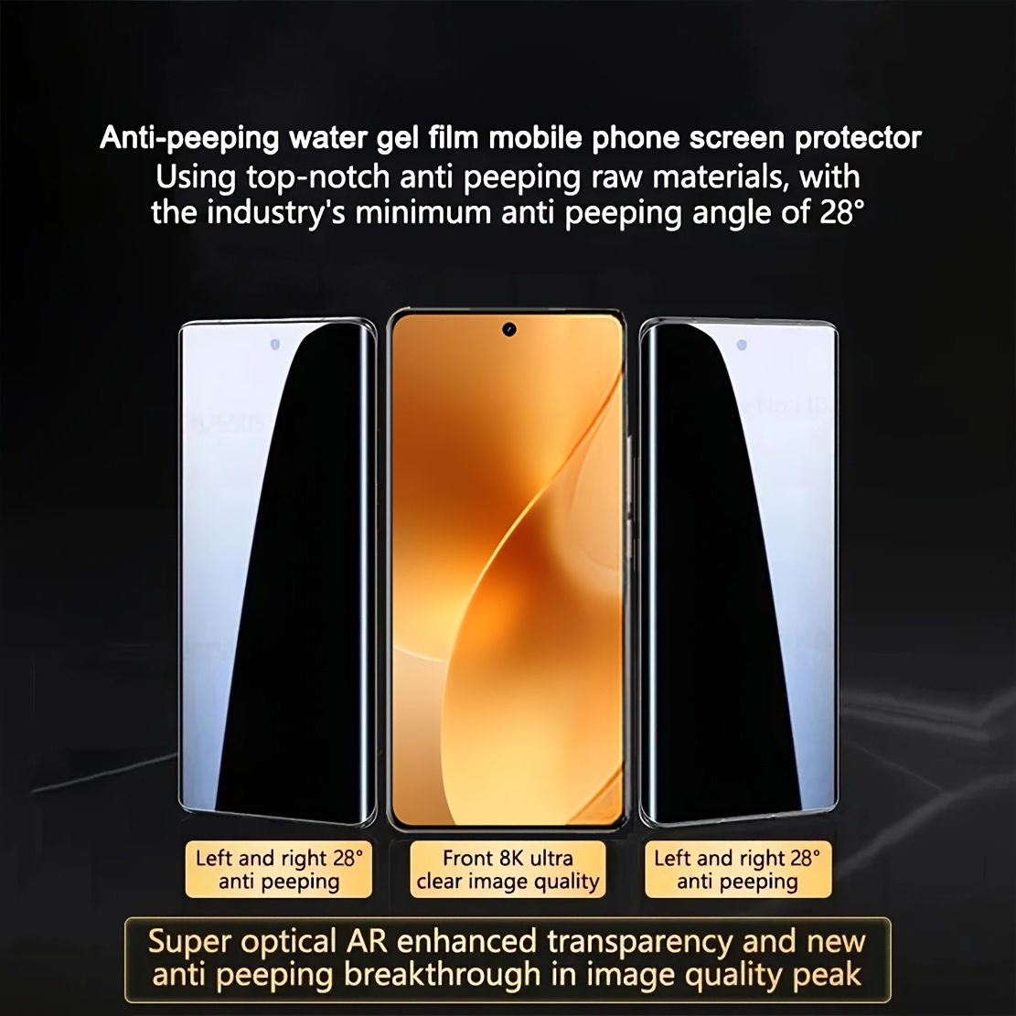 3Pcs Privacy Hydrogel Film For - огляд і ціна Oppo Reno 12