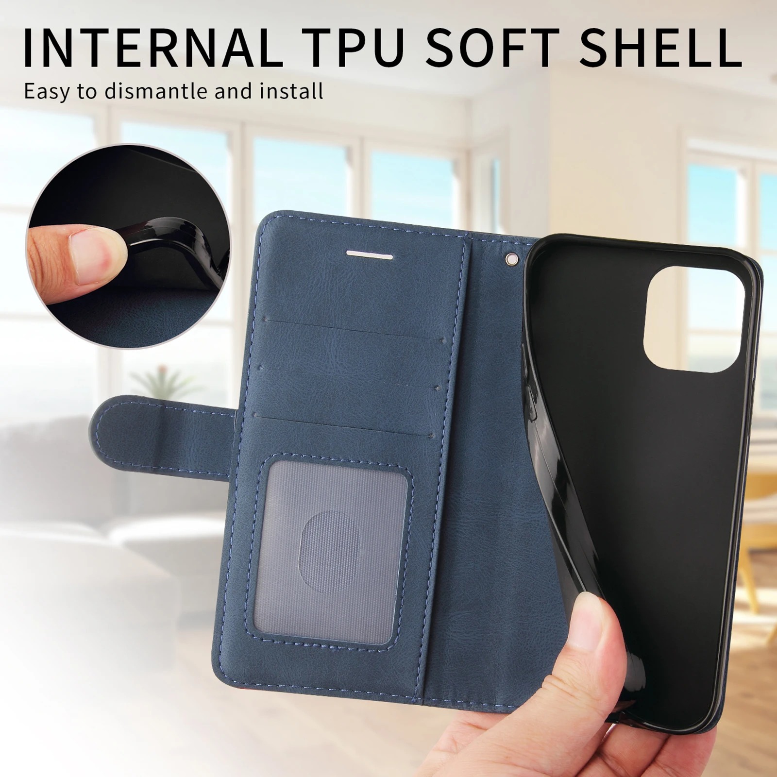 Leather Wallet Flip Case for O - огляд і ціна Oppo Find X8